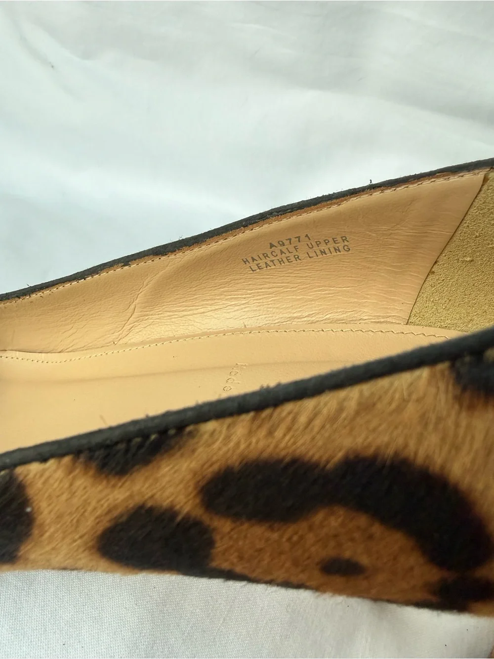 J. Crew Leather Leopard Print Pointed Kitten Heel Pumps - Brown/Black